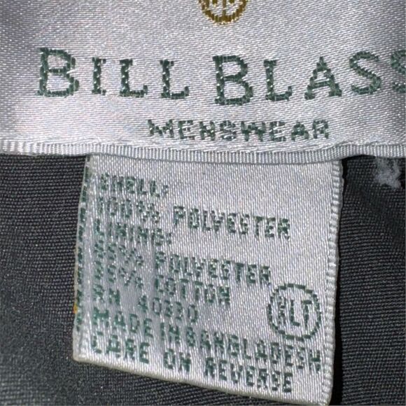 Bill Blass Vintage Men's XL Green Black Windbreaker Jacket Full Zip Casual - Picture 5 of 11